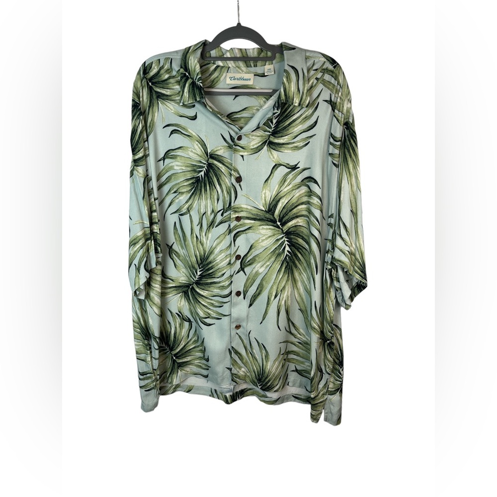 Caribbean men’s tropical print shirt 2x‎ big